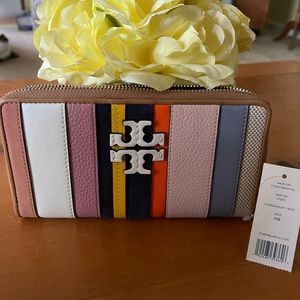 Tory Burch Balloon Stripe Wallet